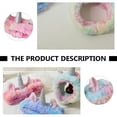 thumbnail image 4 of Hytrove 3Ud Diademas Elásticas De Unicornio En Coral Fleece Para Maquillaje Y Lavado Facial, 4 of 8