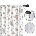 thumbnail image 4 of Blackout Kids Curtains,White Fairy Castle Pattern Childrens Insulated Curtains Set Of 2,Bedroom Essentials,Toddler Room Decor 52"x63", 4 of 5