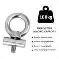 thumbnail image 5 of 10PCS Awning Rail Stoppers 6mm with 10 Carabiners, Rv Awning Hooks, 5 of 7