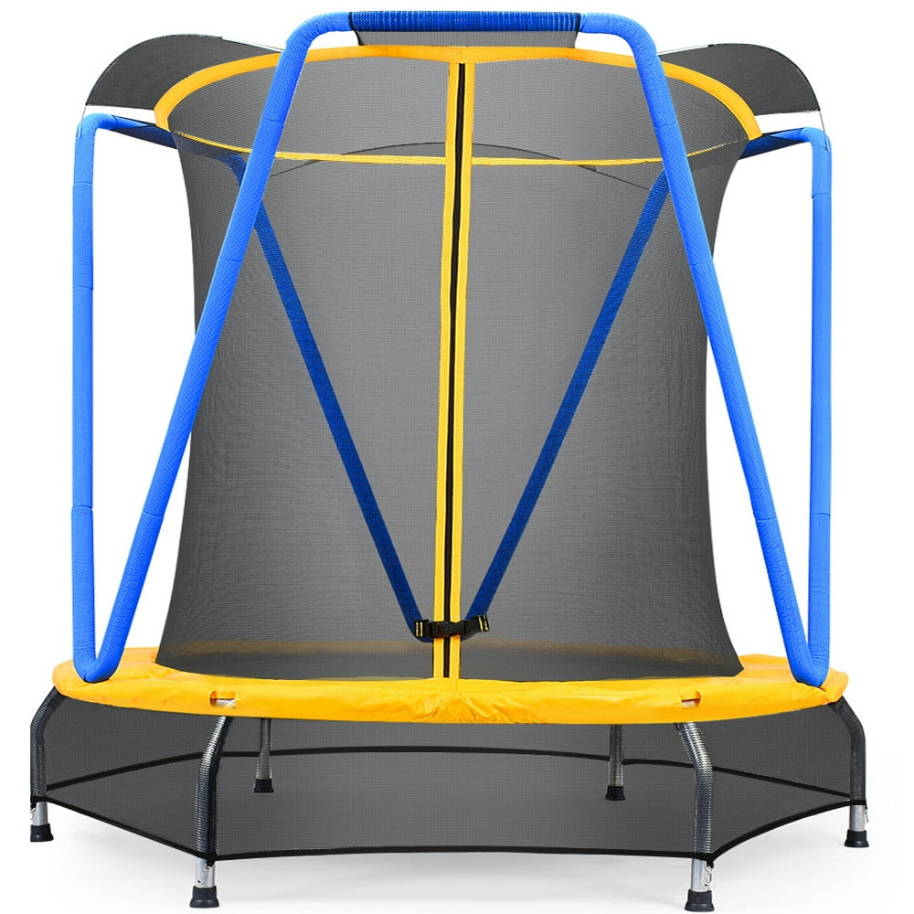 Zupapa 54 inch 4.5FT Indoor Small Trampoline for Kids Children Ultra