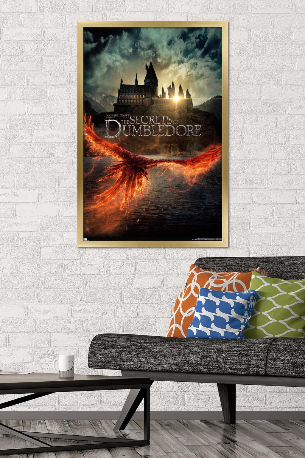 Fantastic Beasts: The Secrets of Dumbledore - Teaser One-Sheet Wall Poster, 22.375" x 34" Framed
