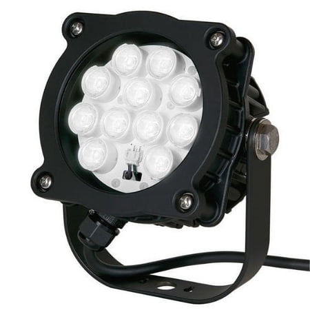 TCP LEDSL16K50BL01 Black 16-watt Spotlight Light with Bracket and 6-Feet Cord and Nema 5-15 Male Plug, 2700-Kelvin