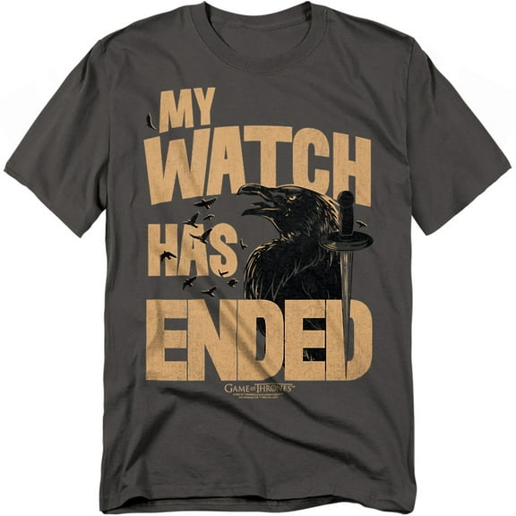 Game of Thrones T-Shirt My Watch Has Ended Unisex Graphic Tee For Men & Women