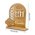thumbnail image 2 of OLEEK Countdown Calendar Desktop Ornament Interactive Kids Table Home Advent Celebration, 2 of 6