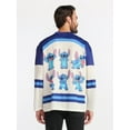 thumbnail image 3 of Stitch Men's & Big Men's Graphic Hockey Jersey with Long Sleeves, Sizes XS-3XL, 3 of 5