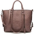 thumbnail image 1 of LinYooLis Sac à Bandoulière Grande Capacité pour Femmes Sac à Main Poignée Supérieure Sac en Cuir PU Sac Rétro, 1 of 6