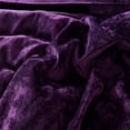 thumbnail image 4 of Set de edredón Sunshine Nicole de terciopelo desgastado Purple Queen, 4 of 4