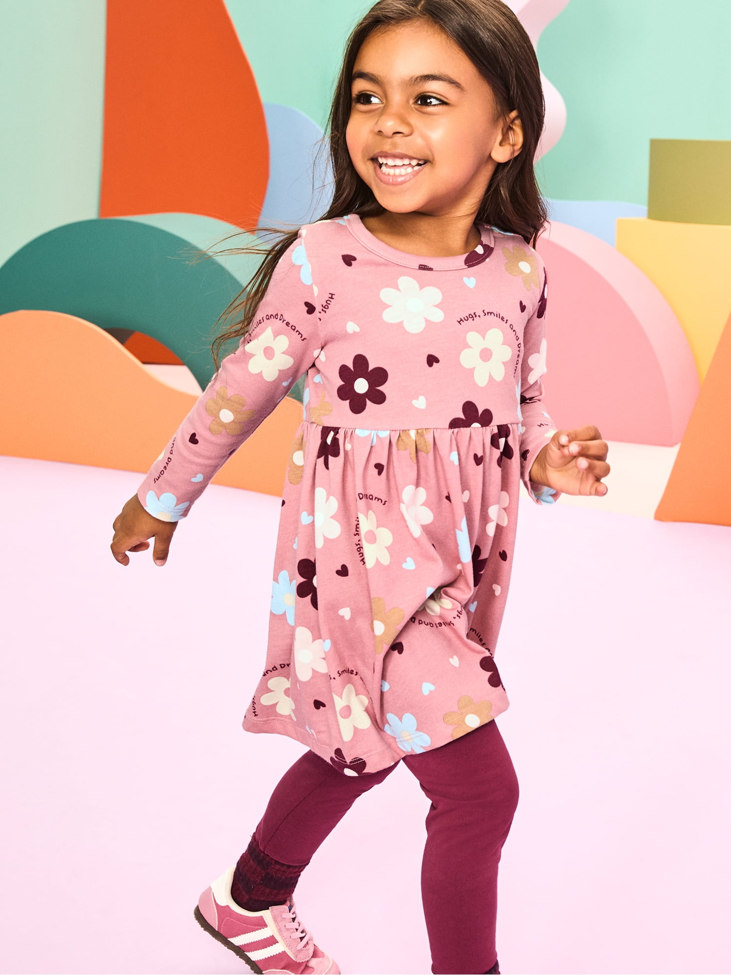 Garanimals Baby & Toddler Girl Dress 2-Piece Outfit Set, Sizes 0-6T