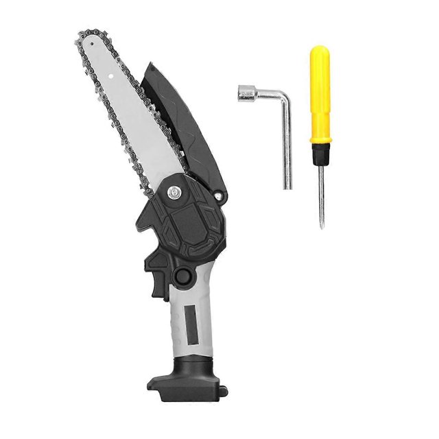 6inch Electric Pruning Saws Wood Splitting Chainsaw Brush Motor One-Handed Woodworking Tool for 21V Battery