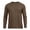 Coffee_010, variant on Men's Long Sleeve Shirt Stylish Crew Neck Solid Color T Shirts Lightweight Breathable Regular Fit T-Shirts for Athletic Casual Travel Dark Gray 3XL