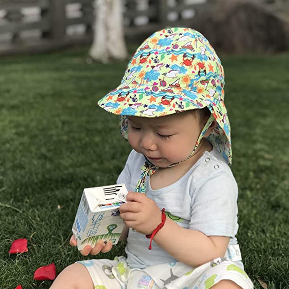 Outdoor breathable mesh baby sun hat 