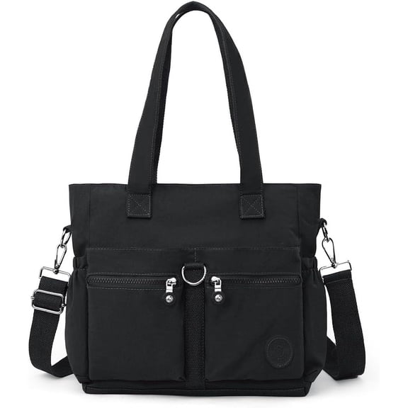 Tote Bag for Women Nylon Purse and Handbags Tote Purse Crossbody Bag Multi Pocket