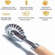 thumbnail image 5 of Pastry Wheel Cutter ,pastry And Pasta Cutter Wheel,for Ravioli, Pasta, Dumplings Lasagna, Pierogi - 6.7" Diameter, 5 of 5