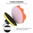 thumbnail image 3 of Kit de almohadillas de pulido de 10 piezas Almohadillas de pulido de espuma de 4 pulgadas con Waffle, 3 of 8