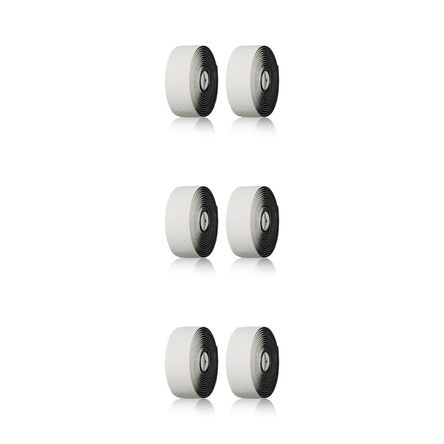 Langgg 2PCS/Box Bike Wraps Super Elastic Bicycle Handlebar Belt Washable Portable Comfortable Flexible Cycling Riding Grip Tapes White 3Set