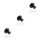 thumbnail image 3 of Toystoory Gancho Colgador de acero inoxidable Adhesivo Soporte colgante Ganchos Estante Herramientas Toallas Estante de almacenamiento Hotel Tipo 6 3Conjunto, 3 of 6