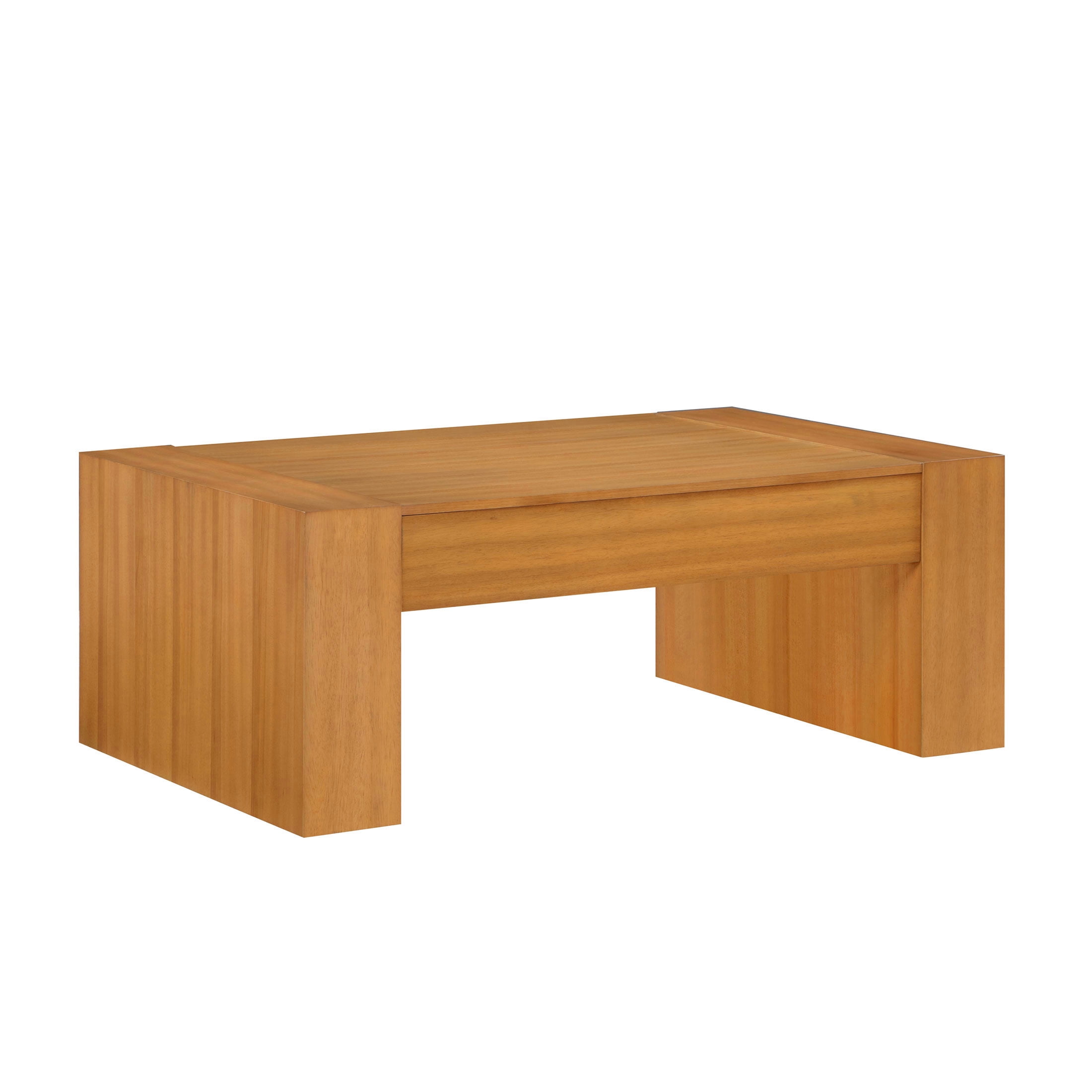 Better Homes & Gardens Ezra Oversized Coffee Table, Living Room, Light Honey