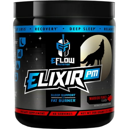 eFlow Nutrition ELIXIR PM - 40 Portions Guerrier Punch (sommeil exhausteurs)