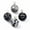 Black, Grey, variant on 20pcs Round Gemstone Pendants Crystal Quartz Stone Ball Charms 4x10.5x10.5mm-Green Banded Agate