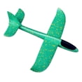thumbnail image 1 of Avión de espuma espesa, avión luminoso para lanzar con las manos, avión oscilante luminoso, modelo de juguete de espuma EPP, 1 of 6
