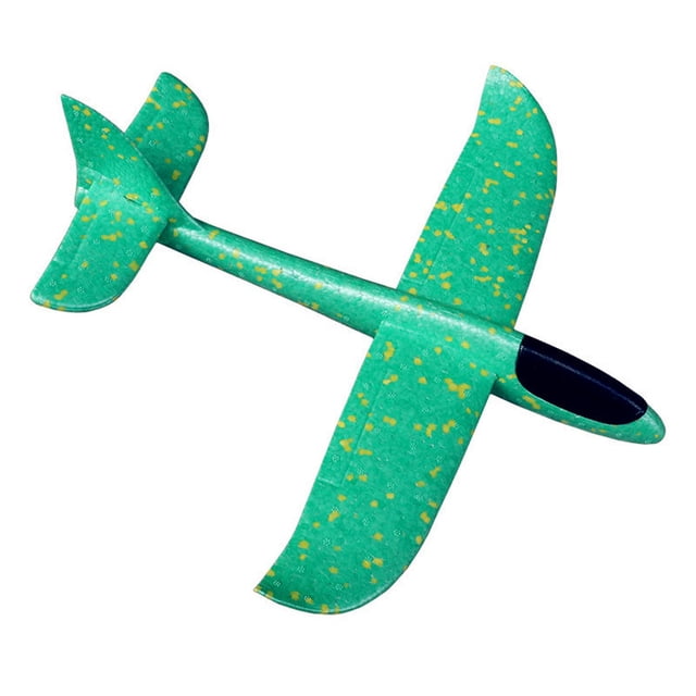 Avión de espuma espesa, avión luminoso para lanzar con las manos, avión oscilante luminoso, modelo de juguete de espuma EPP
