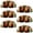 Multicolored 2, variant on PhooArto 6 Pcs Cup Drawer Pulls, Butterfly and Vintage Map Shell Shape Handles Cabinet Knobs for Dresser Cupboard Closet Wardrobe with Screws