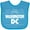 Turquoise, variant on Inktastic Washington DC Biking Boys or Girls Baby Bib