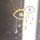 thumbnail image 1 of Colgante de carillón de viento reflectante de cristal Colector de luz de luna y estrella colgante (B) Ndcxsfigh Nuevos Originales, 1 of 8