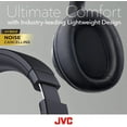 thumbnail image 4 of JVC Hybrid Noise Cancelling Wireless Headphones - Best Sound Blocking, Over Ear Design - Bluetooth 5.3 - Dual Mic - 50HR Battery - Detachable Cable - Voice Assistance - Long-Wear Comfort - HAS95N, 4 of 7