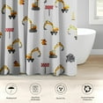 thumbnail image 3 of 4 Pcs Bathroom Sets with Shower Curtain and Rugs, Tractor Farm, Bathroom Decor Harvest Shower Curtain Sets for Bathroom Decor, 3 of 4
