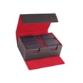 thumbnail image 1 of Caja de almacenamiento para tarjetas coleccionables Hugo Interior rojo y azul PU 26.6 cm x 18.5 cm x 10.5 cm, 1 of 10
