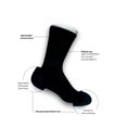 thumbnail image 6 of Jacques Moret Men's Black Dress Crew Socks, 20-Pack, Sizes 6.5-12, 6 of 7