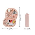thumbnail image 4 of Kit de Couture Portable Mini pour Extérieur & Voyage Boîte à Aiguilles & Fils Léger Ensemble d'Outils de Réparation Multifonctionnel avec Ciseaux & Boutons, 4 of 7