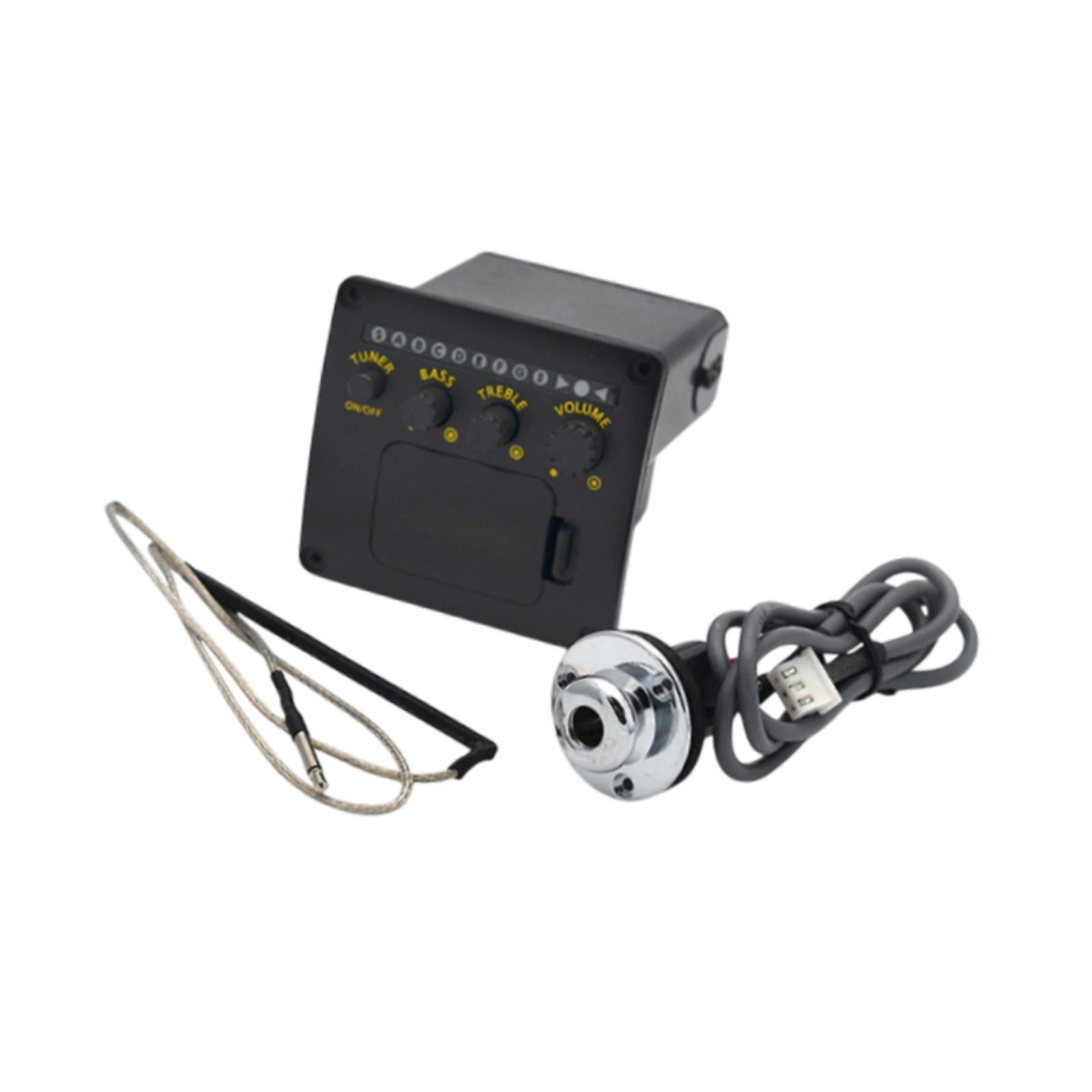 QccHieUs 2 Band Equalizer Tuner Pickup Replacment Components Versatile Musical Instrument