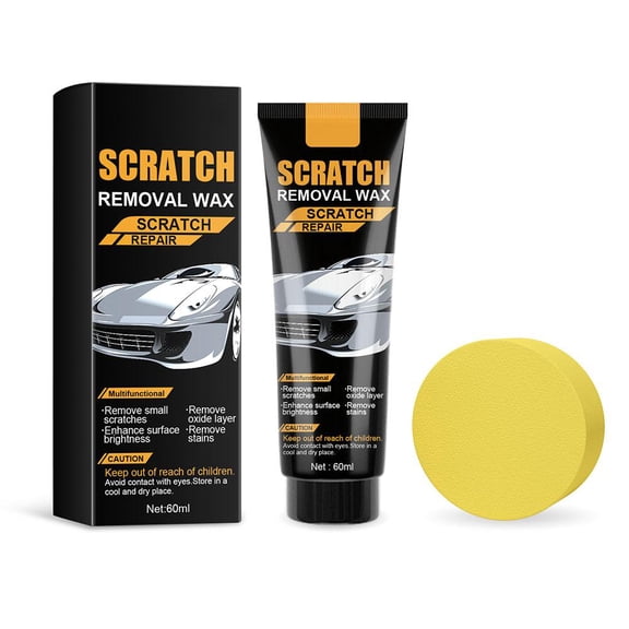 Car Scratch Remover, 2025 New T Cut Scratch Remover, for Deep Scratches, Car Wax Scratches Remover for Vehicles with Wipe Sponges