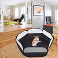 thumbnail image 3 of Small Animals Cage Tent, Breathable & Transparent Pet Playpen Foldable Waterproof Bottom Outdoor, 3 of 4