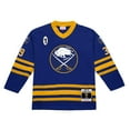 thumbnail image 2 of Men's Mitchell & Ness Dominik Hasek Royal Buffalo Sabres 1995-96 Power Play Jersey, 2 of 3