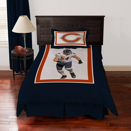 Biggshots Chicago Bears Brian Urlacher Bedding Comforter Set