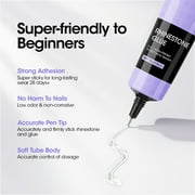 Gellen Nail Glue, 30g Super Strong Adhesive Gel Nail Rhinestone Glue for Nail Charms Gem 3D Nails Bling Gel for Nail Art Jewel Diamonds UV Cured