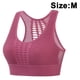 thumbnail image 1 of Sujetador deportivo para mujer, sin costuras, a prueba de golpes, sujetadores de Yoga de malla, sujetador de entrenamiento acolchado extraíble, camisetas sin mangas cortas atléticas de moda, 1 of 8