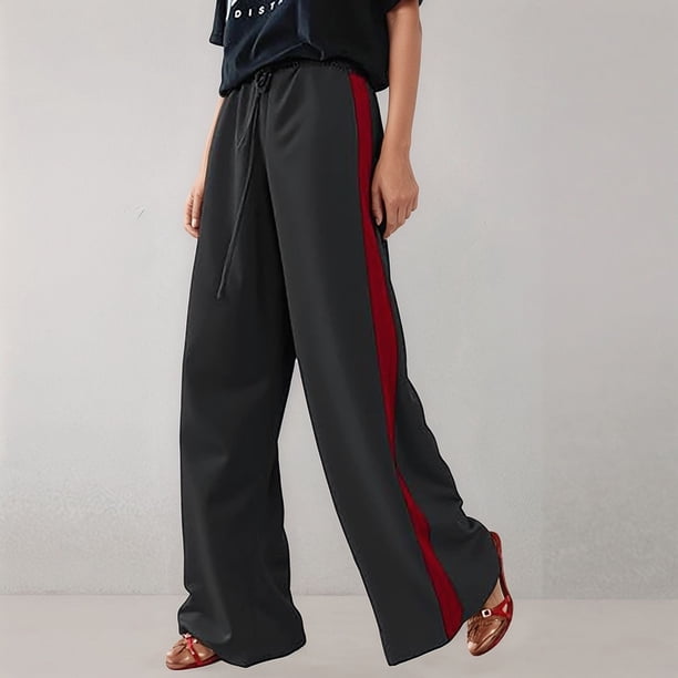 WILLBEST Pantalones Casuales de Verano para Mujer, Holgados, con Cordón y Estampado de Leopardo, para Uso Diario. Mediana