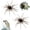 #4, variant on Tentacle Creature Lure, 2Pcs Floating Sea Urchin Soft Bait, 6cm/2.36 in, Lifelike Dice Fishing Lures with Multiple Tentacles for Trout, Bass, Crappie
