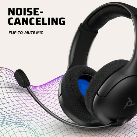 PDP - LVL50 Wireless Stereo Gaming Headset for PlayStation - Black