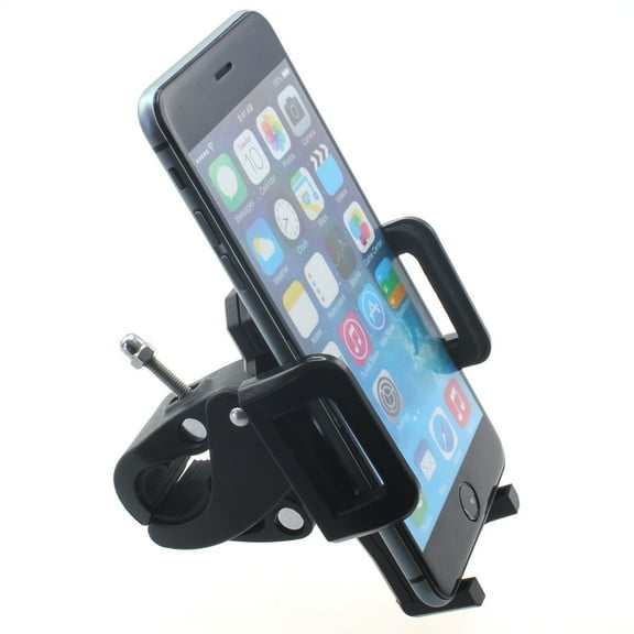 Handlebar Bicycle Mount for LG K8X, Tribute Monarch, Phoenix 5, Fortune 3, Aristo 5 - Holder Bike Cradle Dock Swivel Heavy Duty N1R