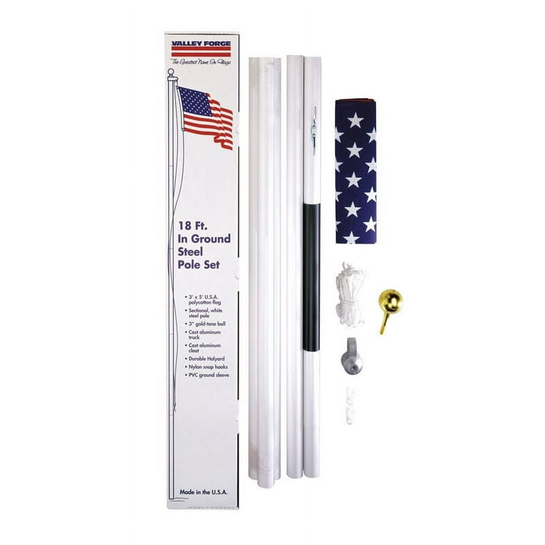 Free Shipping! Valley Forge American Flag Kit 36 in. H X 60 Free Shipping! Valley Forge American Flag Kit 36 in. H X 60