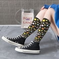 thumbnail image 3 of Lsque Flower Butterfly Printed Crew Socks Men's Women's LightWeight Thin Casual Calf Socks ,Knee High Socks,Cotton Socks, 3 of 9