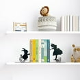 thumbnail image 4 of Alice Decorative Bookends for Bookshelf – Metal Wonderland Bookends for Home, Cute Alice and Rabbit Design, Unique Decorative Bookends for Shelves, Gifts for Wonderland Fans, Home and Office Decor, 4 of 7