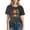 A914 Black, variant on Womens Plus Size Pride Heart T-Shirt with Rainbow Flag Print, Knotted Hem Style, Unisex Fit for LGBTQ+ Awareness and Celebration Events