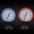 thumbnail image 2 of Refrigerant Fluorine Gauge, 0-500psi Leakproof High Accuracy Rubber AC Diagnostic Manifold Gauge  For R134A R12 R22, 2 of 8