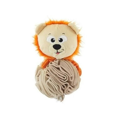 Kyjen 103801 Outward Hound Nina Ottosson Stuff N Snuffle Interactive Plush Lion Dog Puzzle Toy